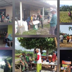 Aktif di Wilayah Binaan, Serda Turasman Babinsa Koramil 421-03/Pnh Dinantikan Warga 