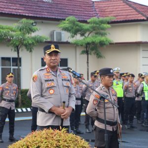 Pimpin Apel Siaga May Day, Kapolres Mesuji Ajak Warga Tetap Jaga Kondusifitas Kamtibmas
