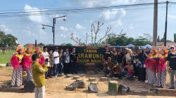 Kepala Kampung Iskandar Resmikan Taman Srawung Menjadi Ciri khas Kampung Bujuk Agung
