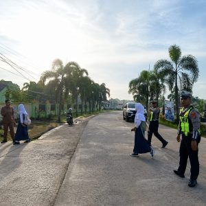 Sat Lantas Polres Mesuji Gelar Patroli PAM Rawan Pagi, Amankan Kegiatan Masyarakat