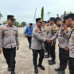 Kapolres Mesuji Bersama Ketua Bhayangkari cabang mesuji Lakukan Kunjungan Kerja ke Mapolsek Mesuji Timur