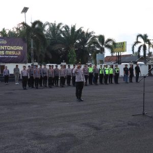 197 Personil polres Mesuji Siagakan Amankan Malam Takbir Idul Adha 1447 Hijriah 2026