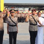 AKBP Toni Kasmiri Pimpin Kenaikan Pangkat 52 Personel dan Lantik Kabag Log serta Kasat Reskrim Polres Lampung Selatan‎