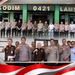 Kapolres Lampung Selatan Perkuat Soliditas Bersama TNI dan Kejaksaan, Tegaskan Sinergi Antar Penegak Hukum